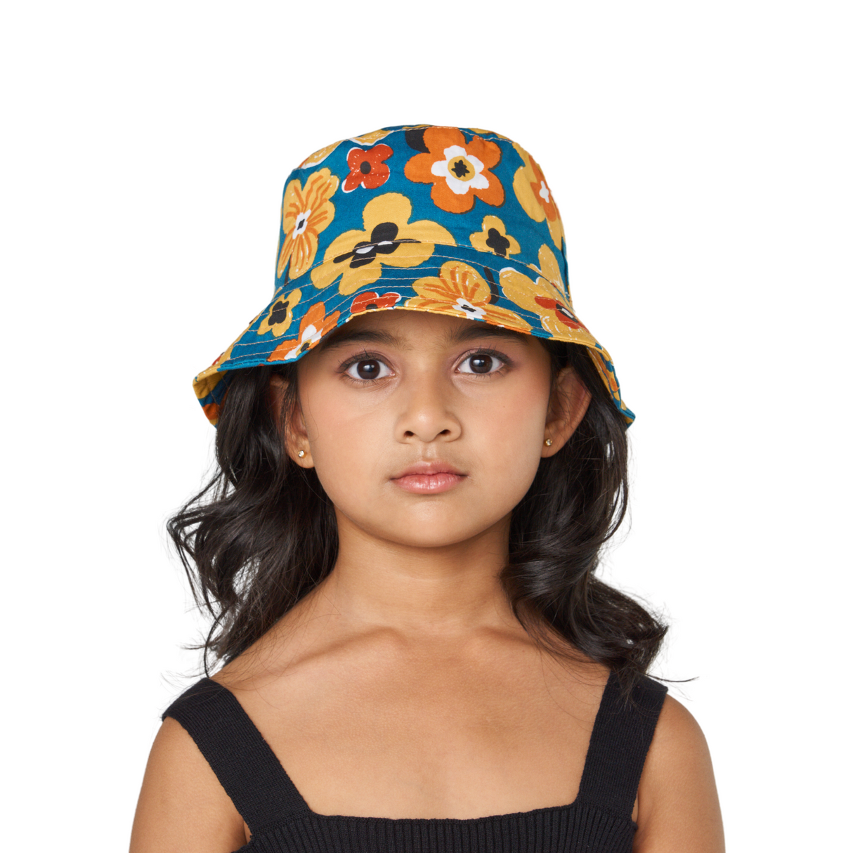 Retro Floral Bucket Hat