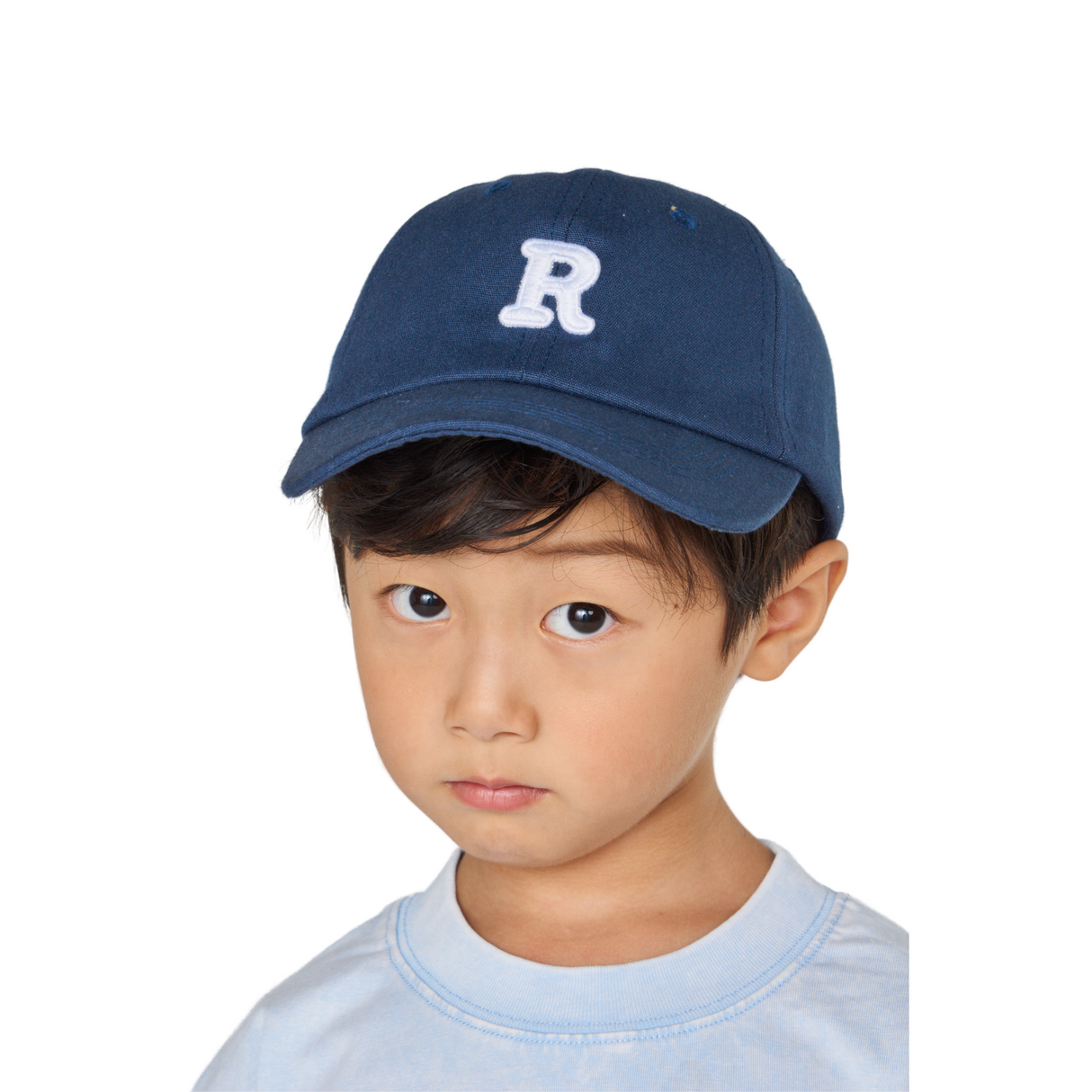 Monogram R Baseball Cap – Navy