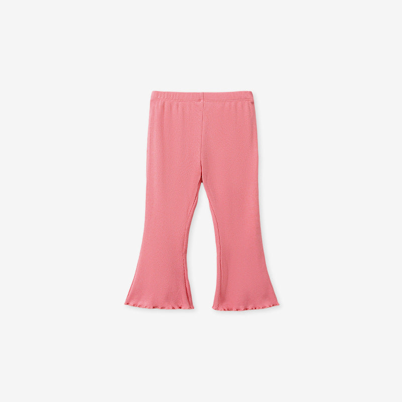 Stretch Flare Pants – Soft Pink