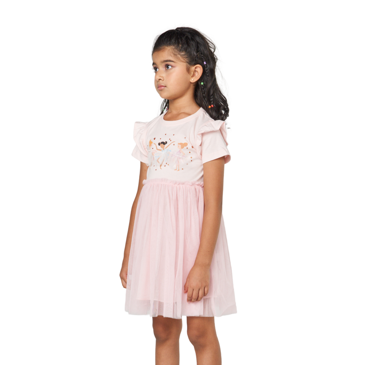Blush Fairy Deer Tulle Dress
