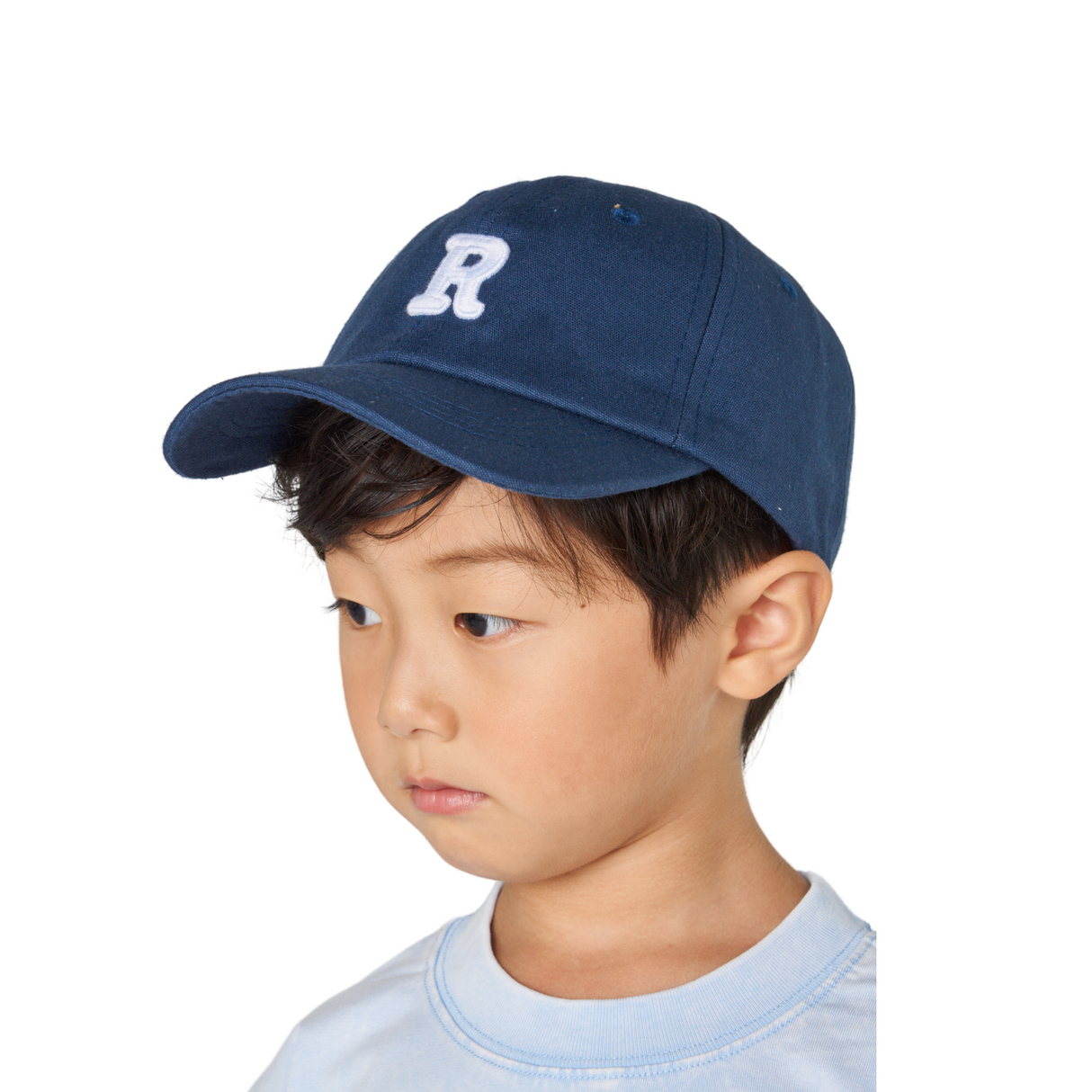 Monogram R Baseball Cap – Navy