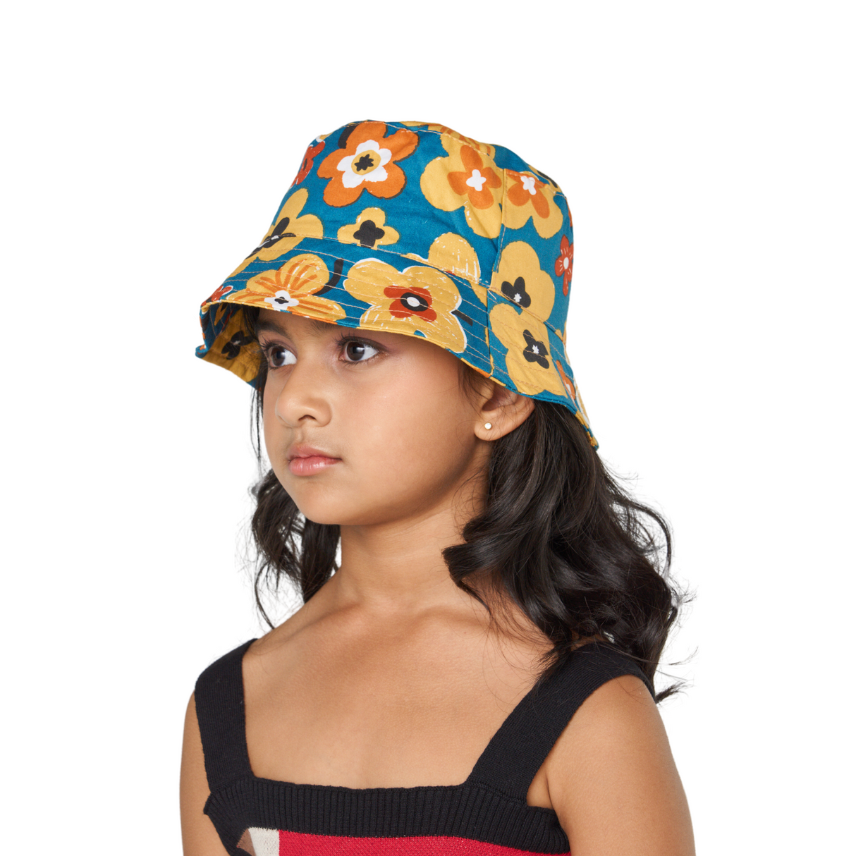 Retro Floral Bucket Hat