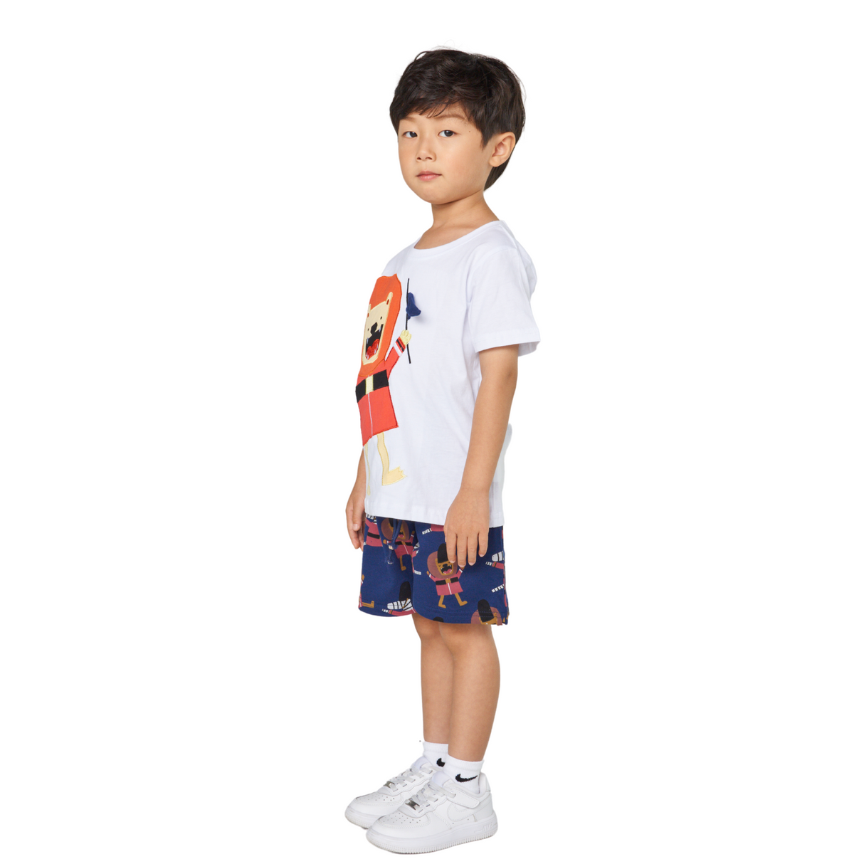 Lion Guard T-Shirt and Shorts Set – White and Navy