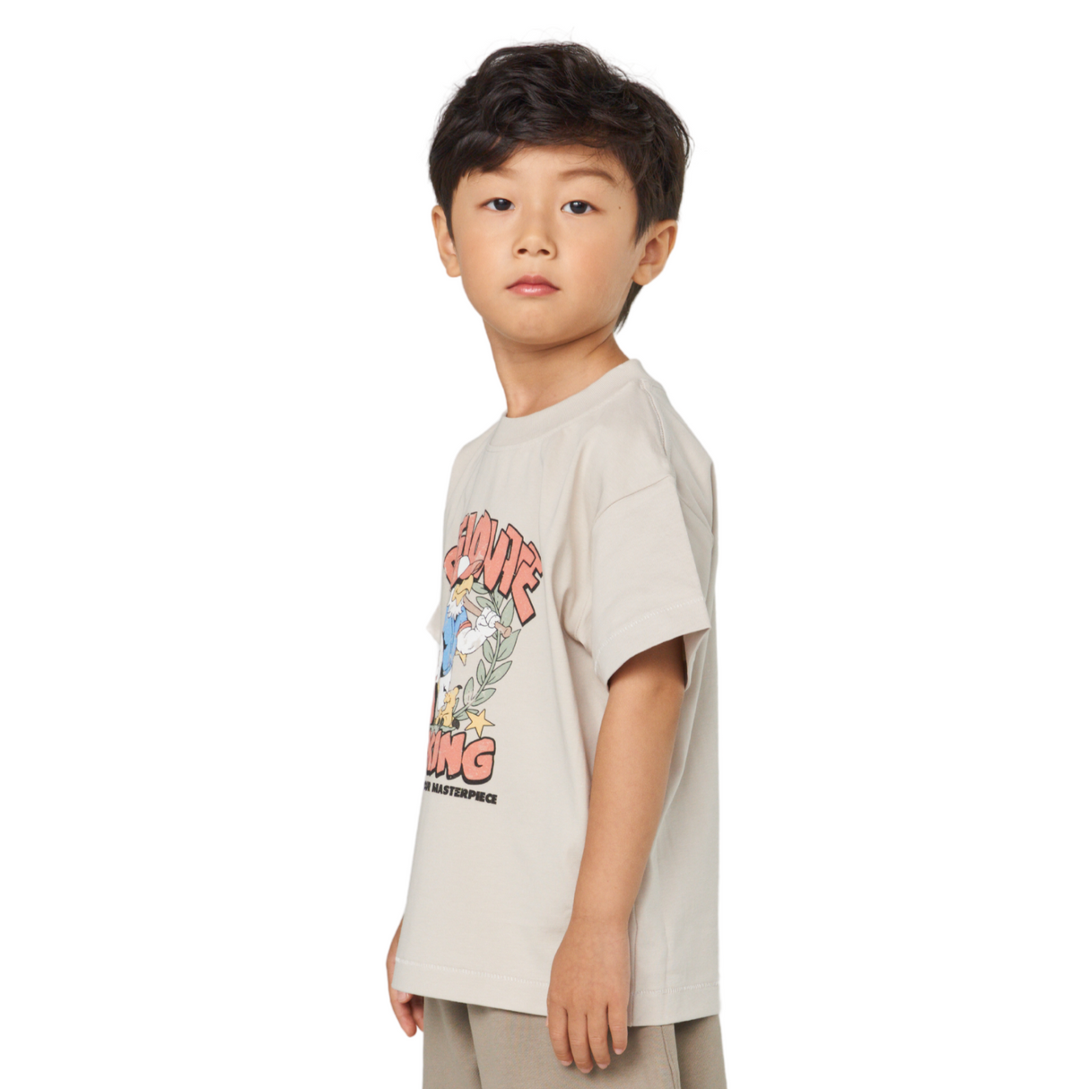 Bee Picking Graphic Tee – Sand