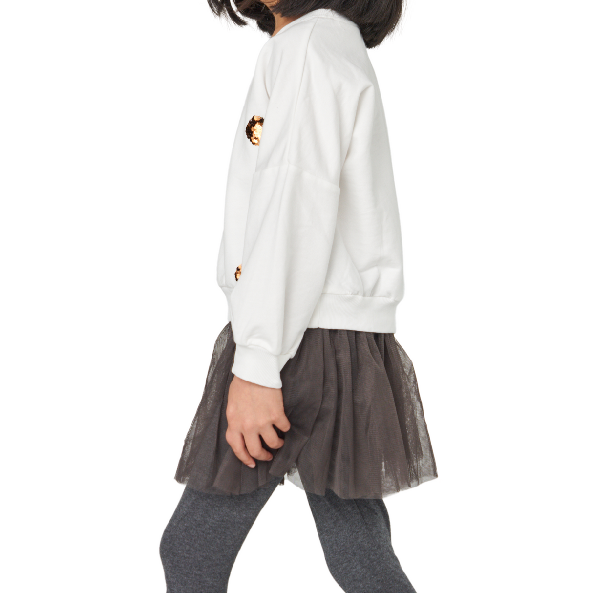 Heart Pop Layered Set – Charcoal