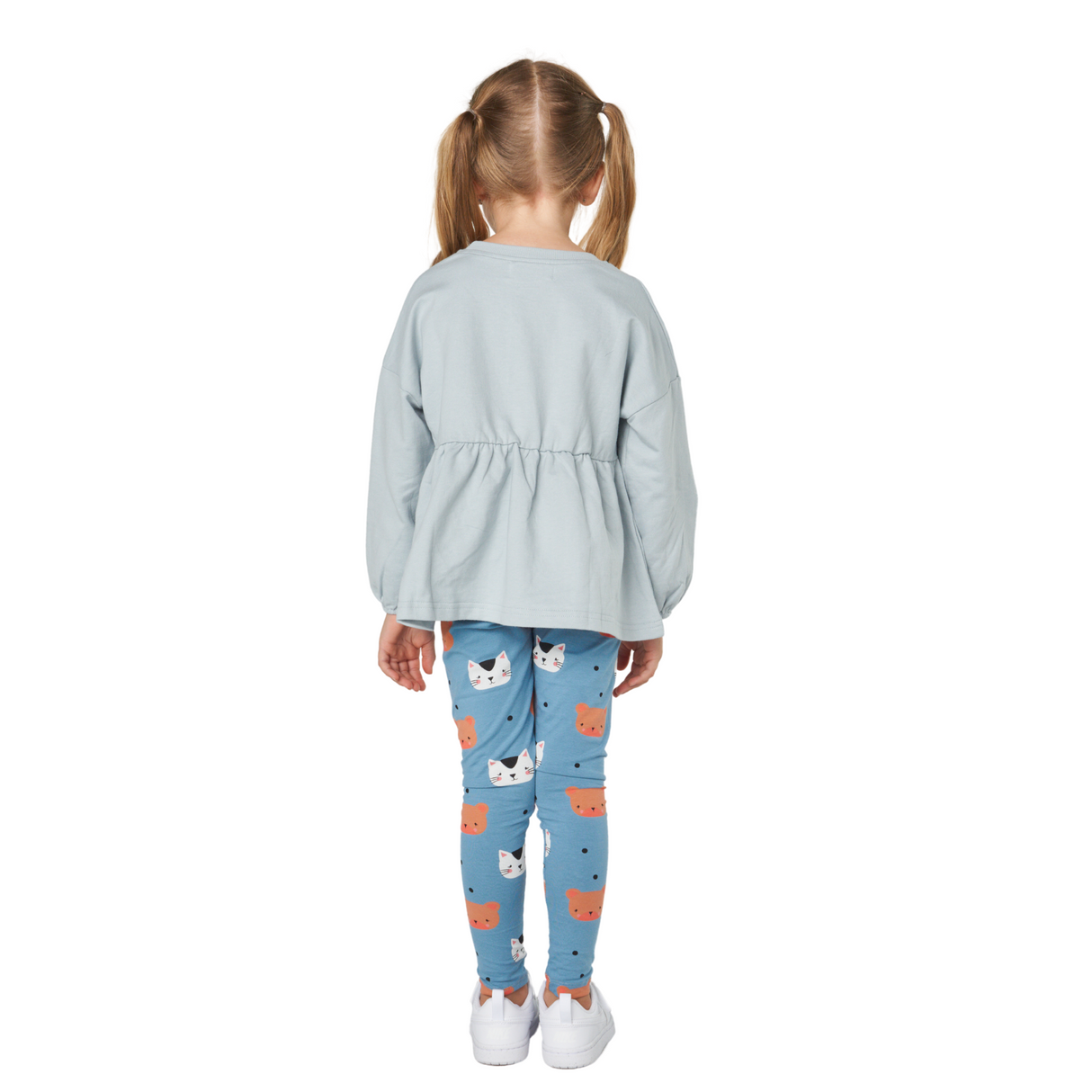 Cat Party Leggings – Blue