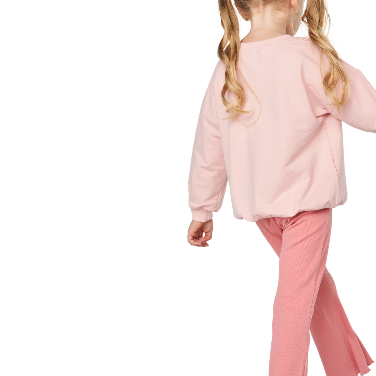 Stretch Flare Pants – Soft Pink