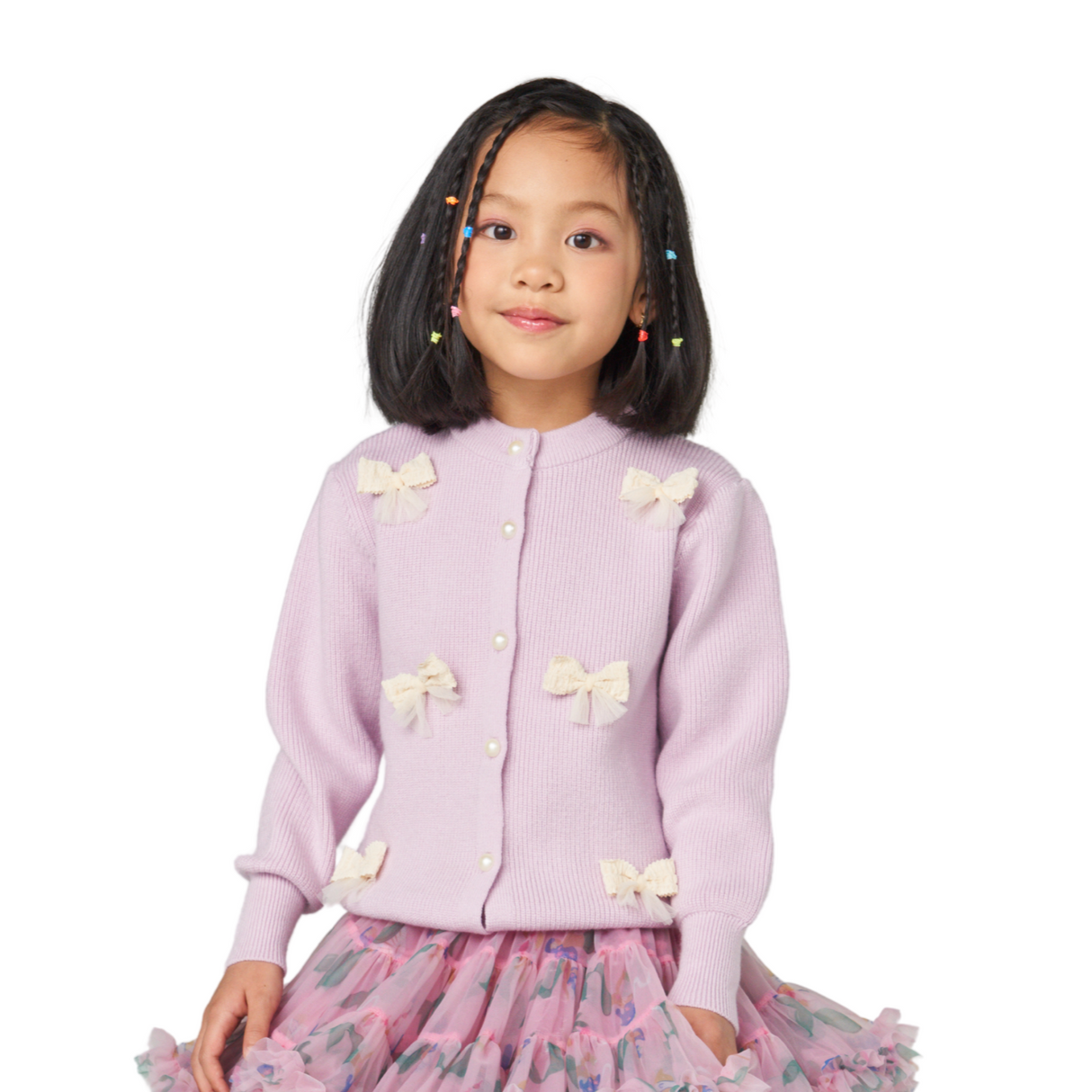 Floral Ruffle Tutu Skirt – Pink Bloom