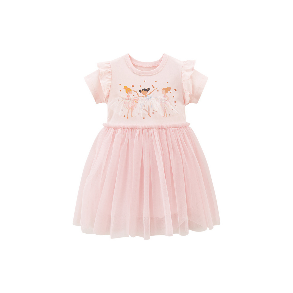 Blush Fairy Deer Tulle Dress