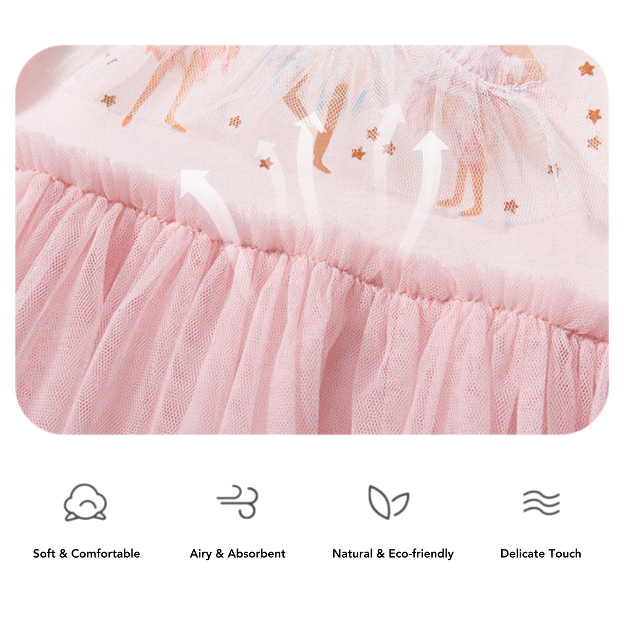 Blush Fairy Deer Tulle Dress