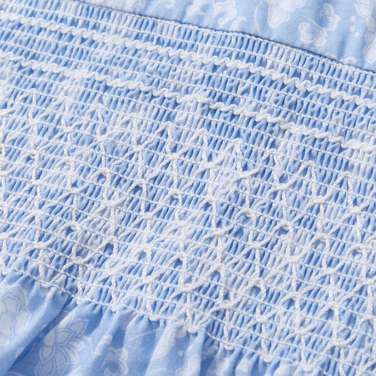 Powder Blue Lace Collar Dress