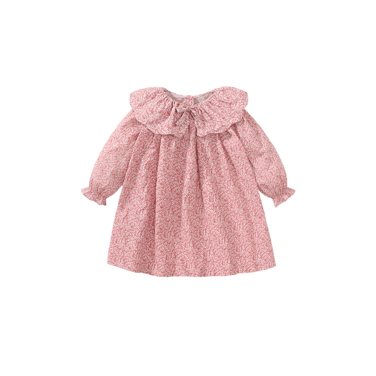 Ruffle Collar Dress – Rose Petal
