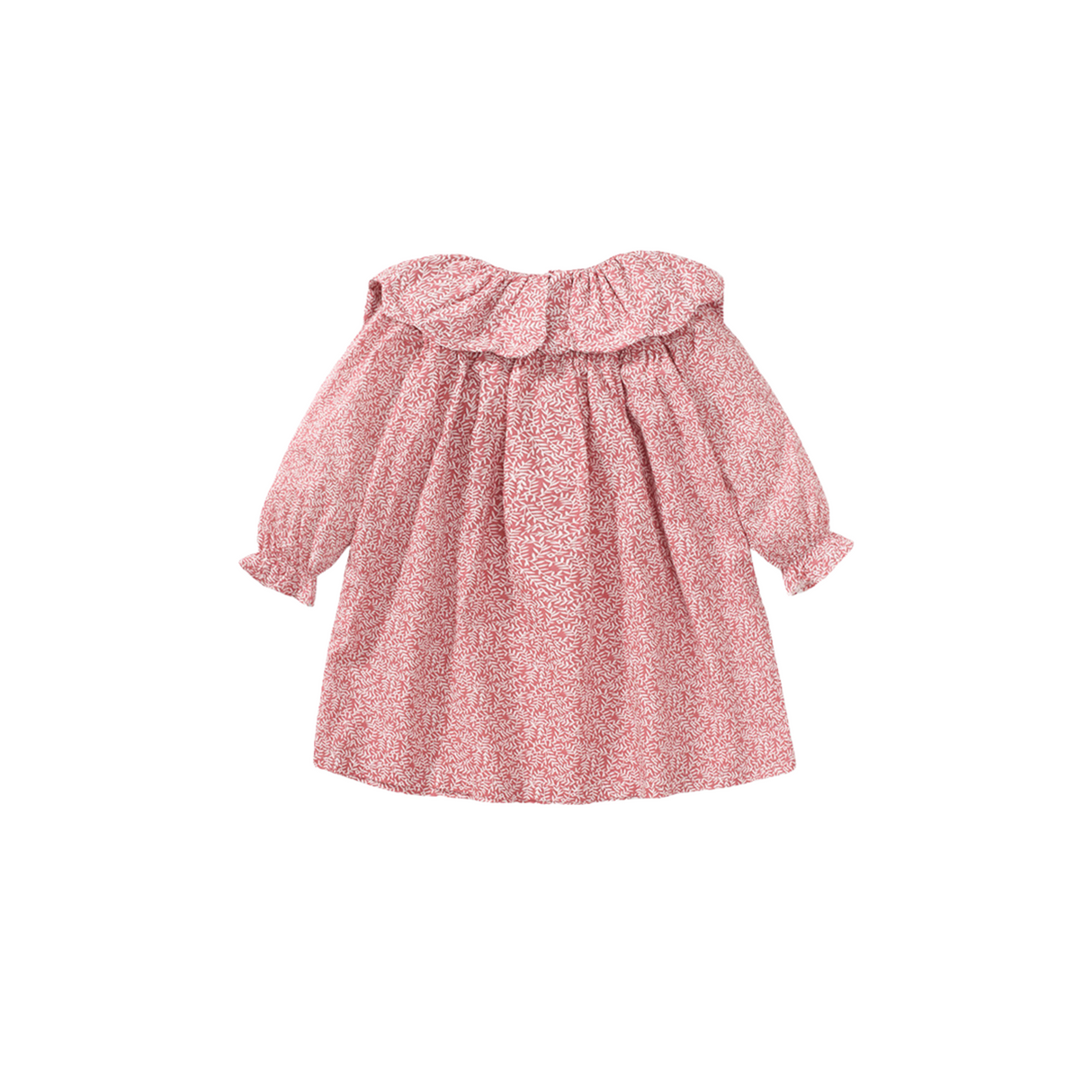 Ruffle Collar Dress – Rose Petal