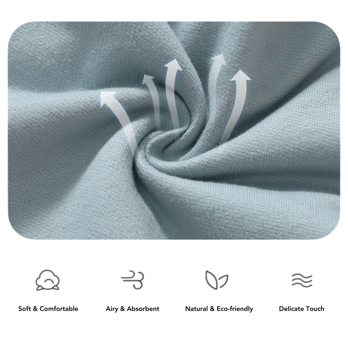 Cat Face Peplum Top – Soft Blue