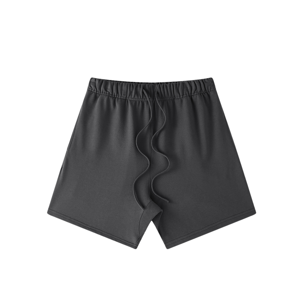 Relaxed Drawstring Shorts – Charcoal