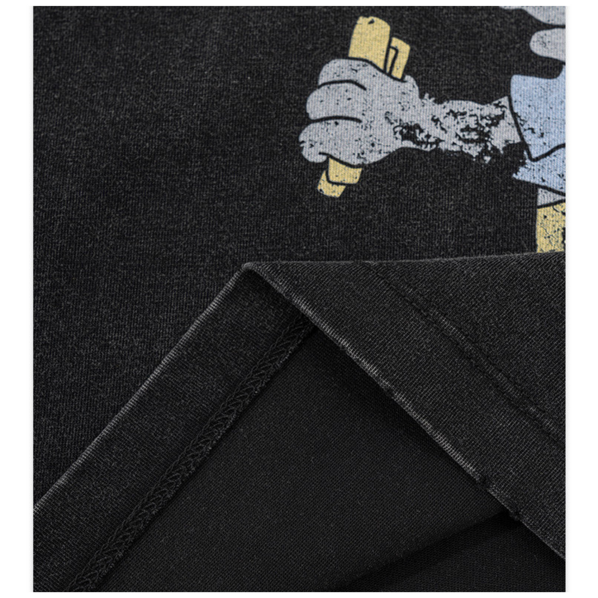 Remain Optimistic Tee – Washed Black