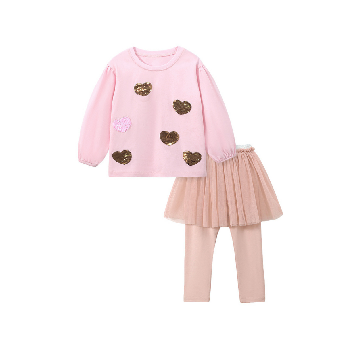 Heart Pop Layered Set – Blush