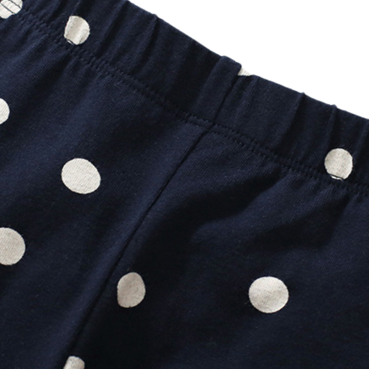Polka Dot Leggings – Navy