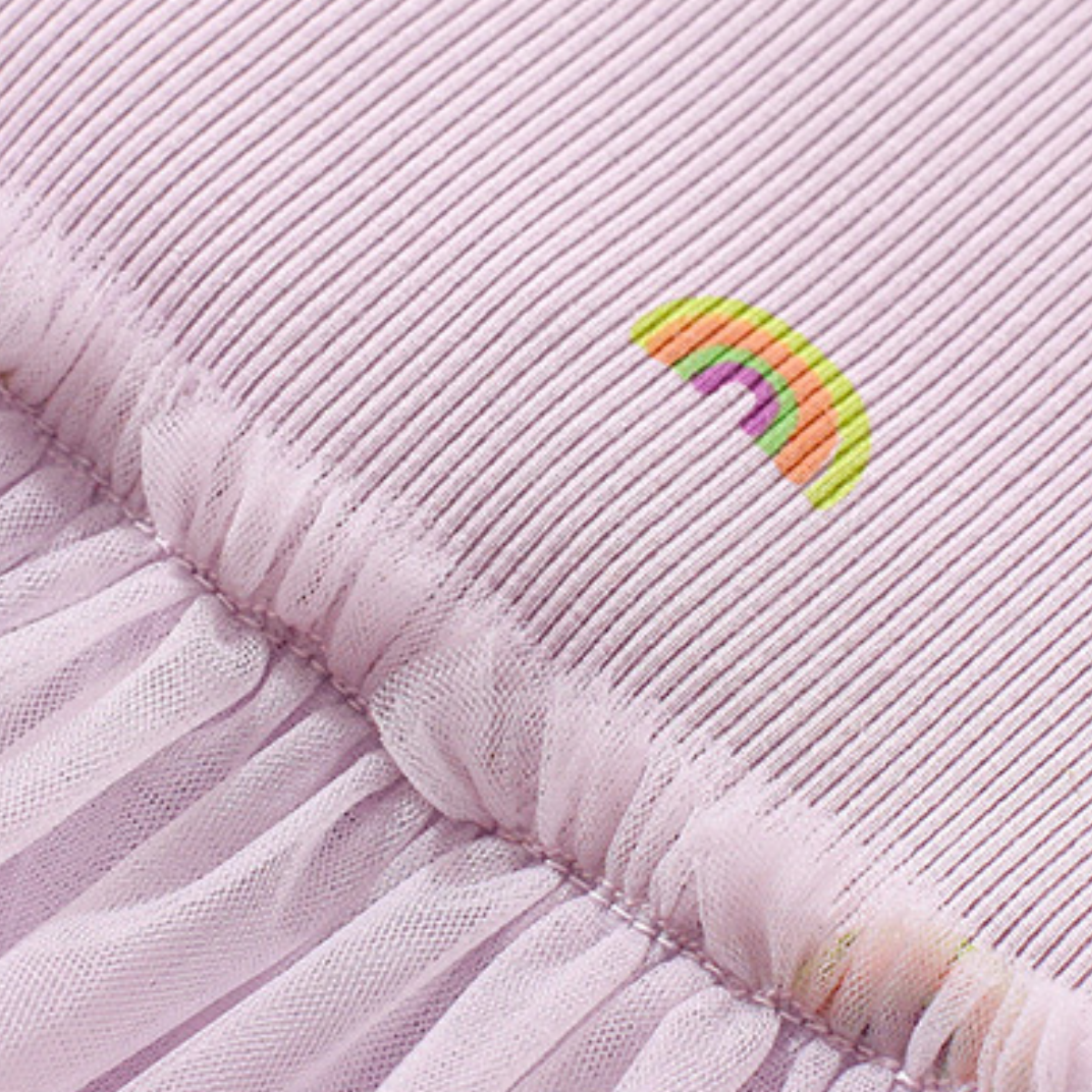 Rainbow Tulle Dress – Lavender Pink