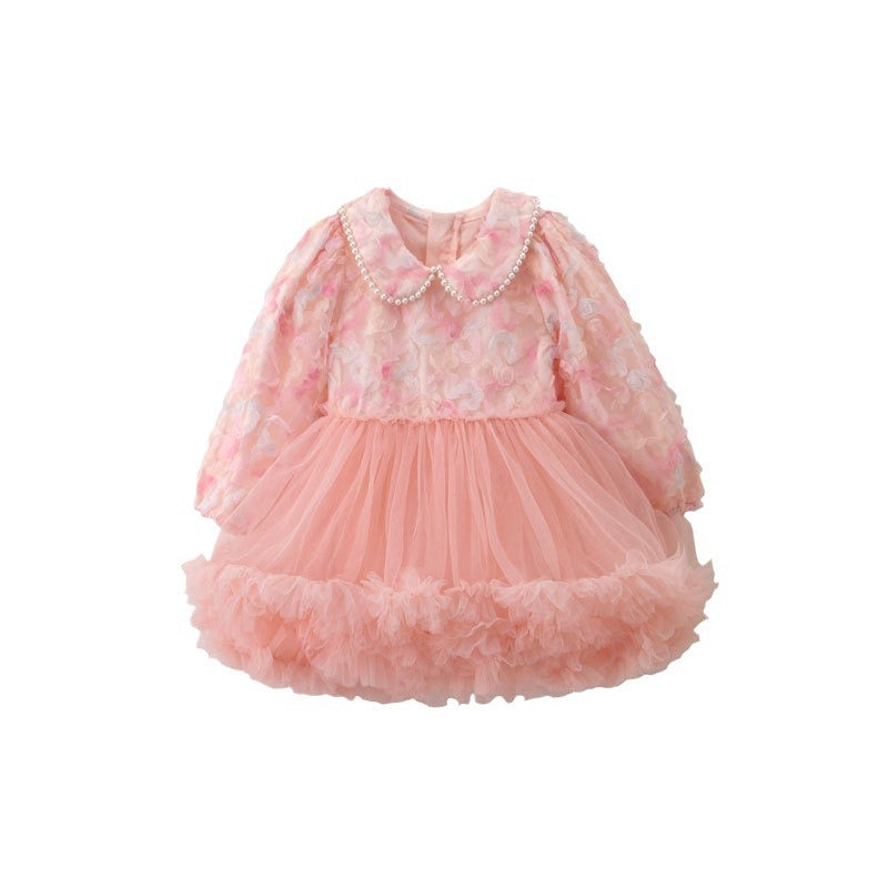 Pink Super Puffy Tiered Cake Dress