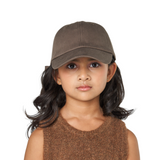 Baseball Cap - Dark Brown Solid Color