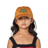 Baseball Cap - Orange with Embroidered Letters