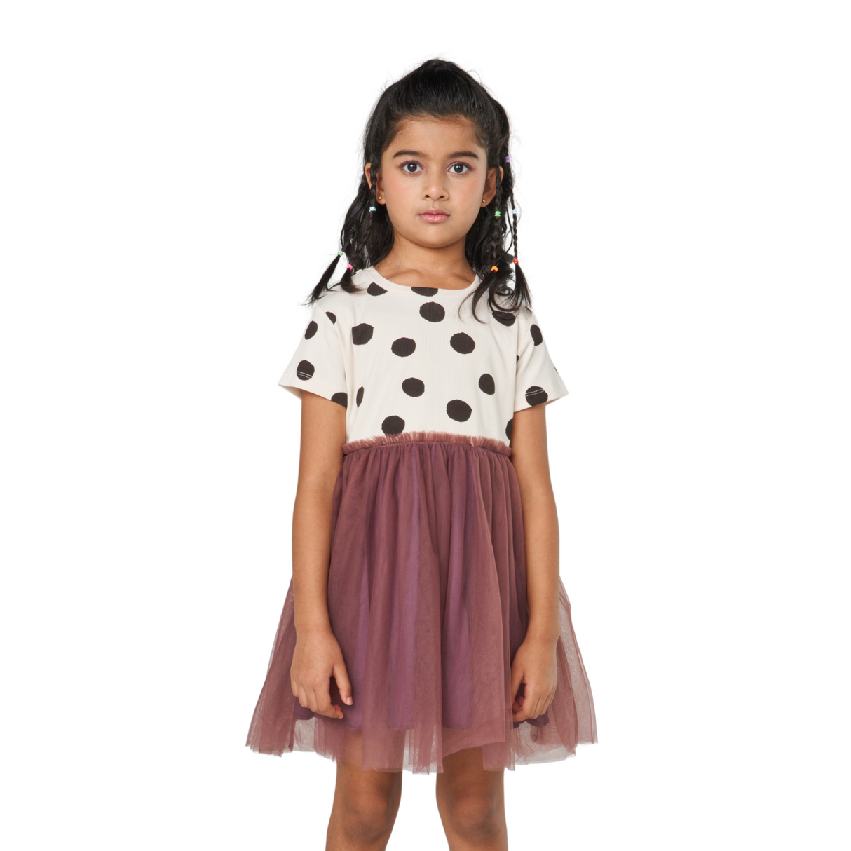 Polka Dot Tulle Skirt Dress