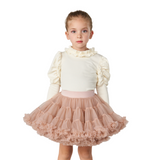 Beige Super Puffy Princess Skirt