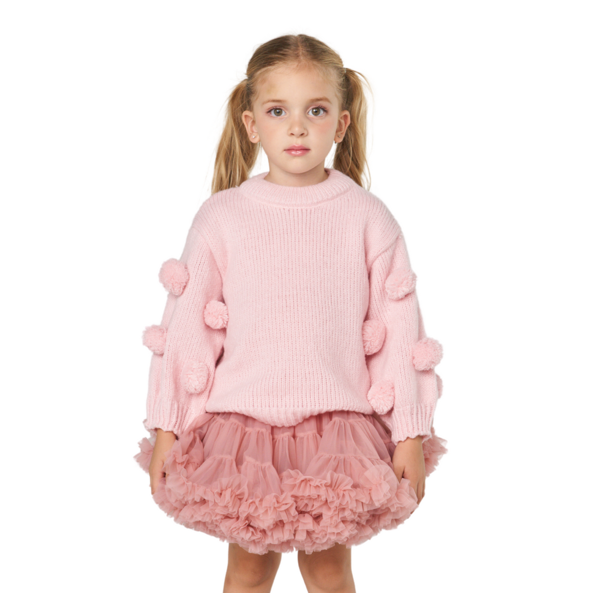 Dusky Pink Super Puffy Princess Skirt