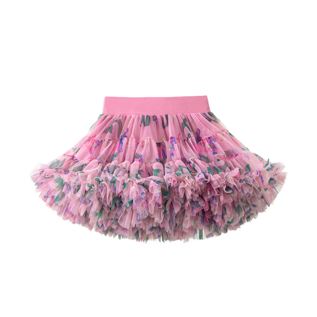 Super Puffy Floral Tulle Skirt