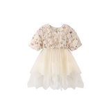 Sparkly Tassel Fuzzy Princess Dress