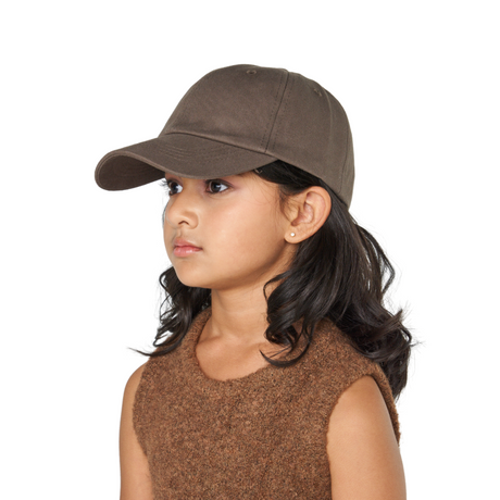 Baseball Cap - Dark Brown Solid Color