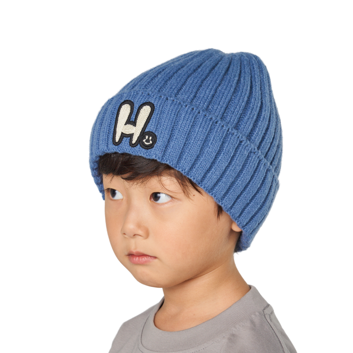 Knit Beanie - Blue