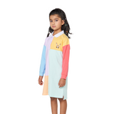 Color Blocked Cotton Dress