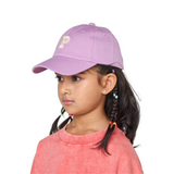 Baseball Cap - Purple with Embroidered Letter