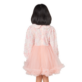 Pink Super Puffy Tiered Cake Dress