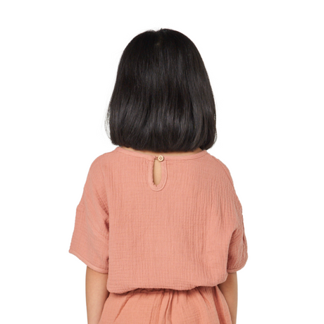 Dusky Pink Cotton Soft Casual T-Shirt