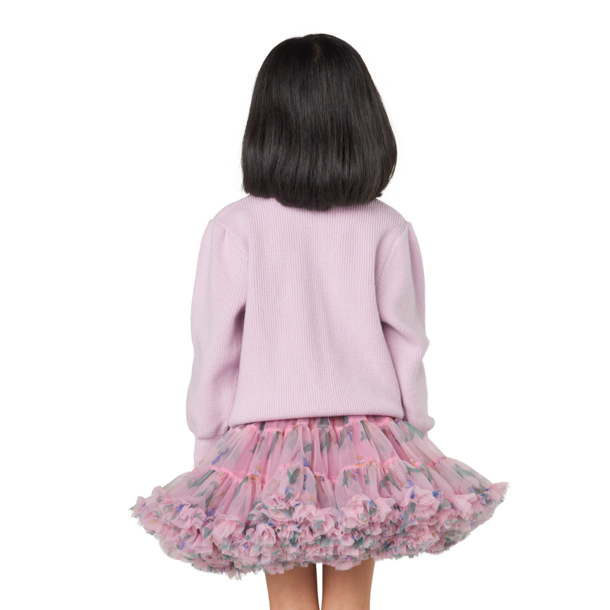 Super Puffy Floral Tulle Skirt