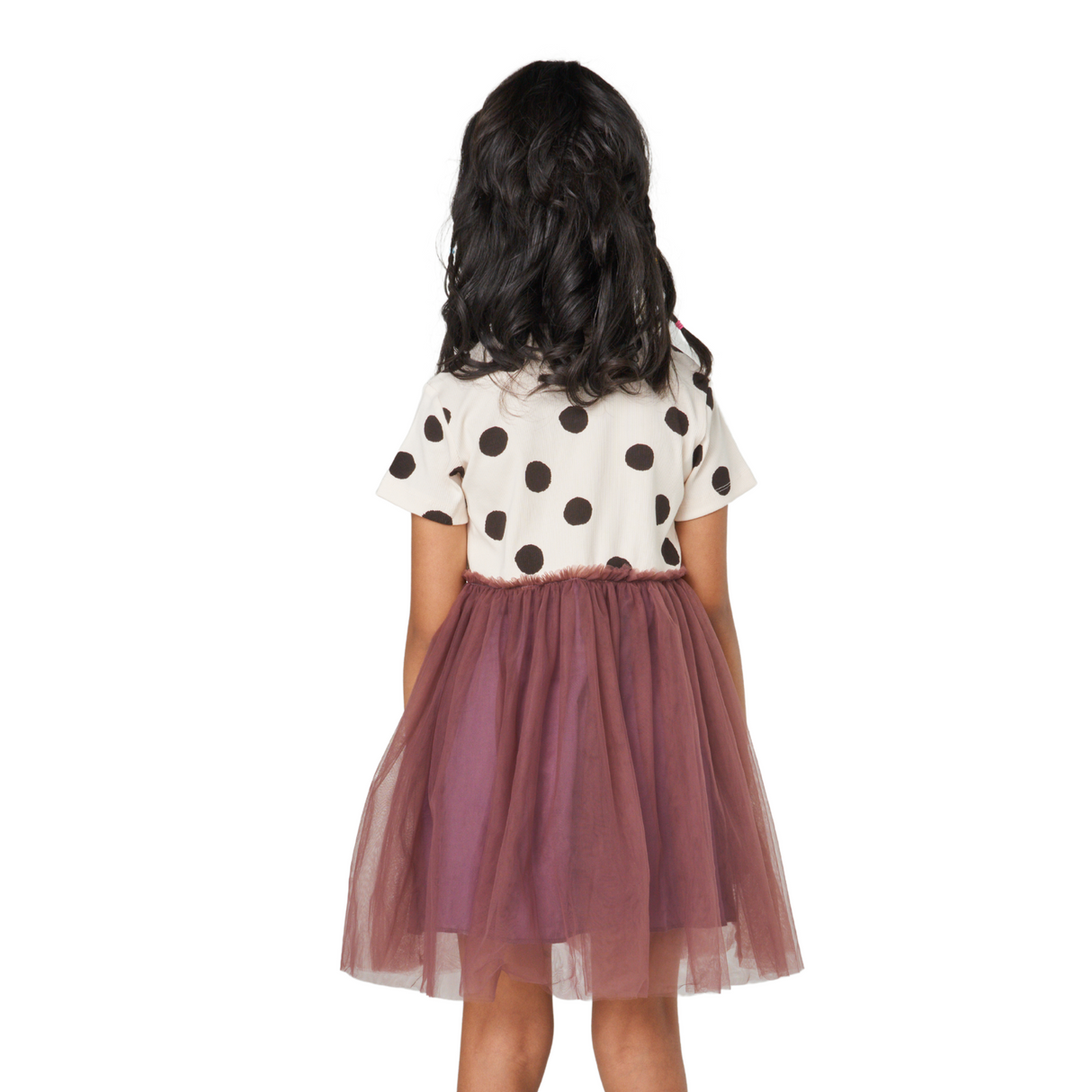 Polka Dot Tulle Skirt Dress