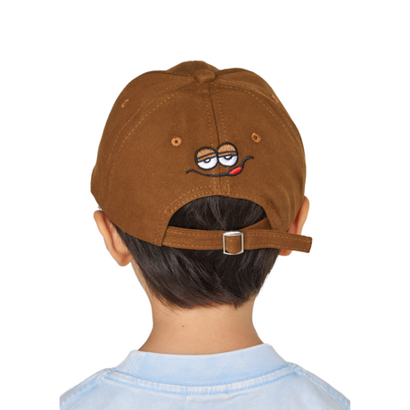 Baseball Cap - Brown with Embroidered Letter