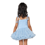 Sky Blue Super Puffy Princess Dress