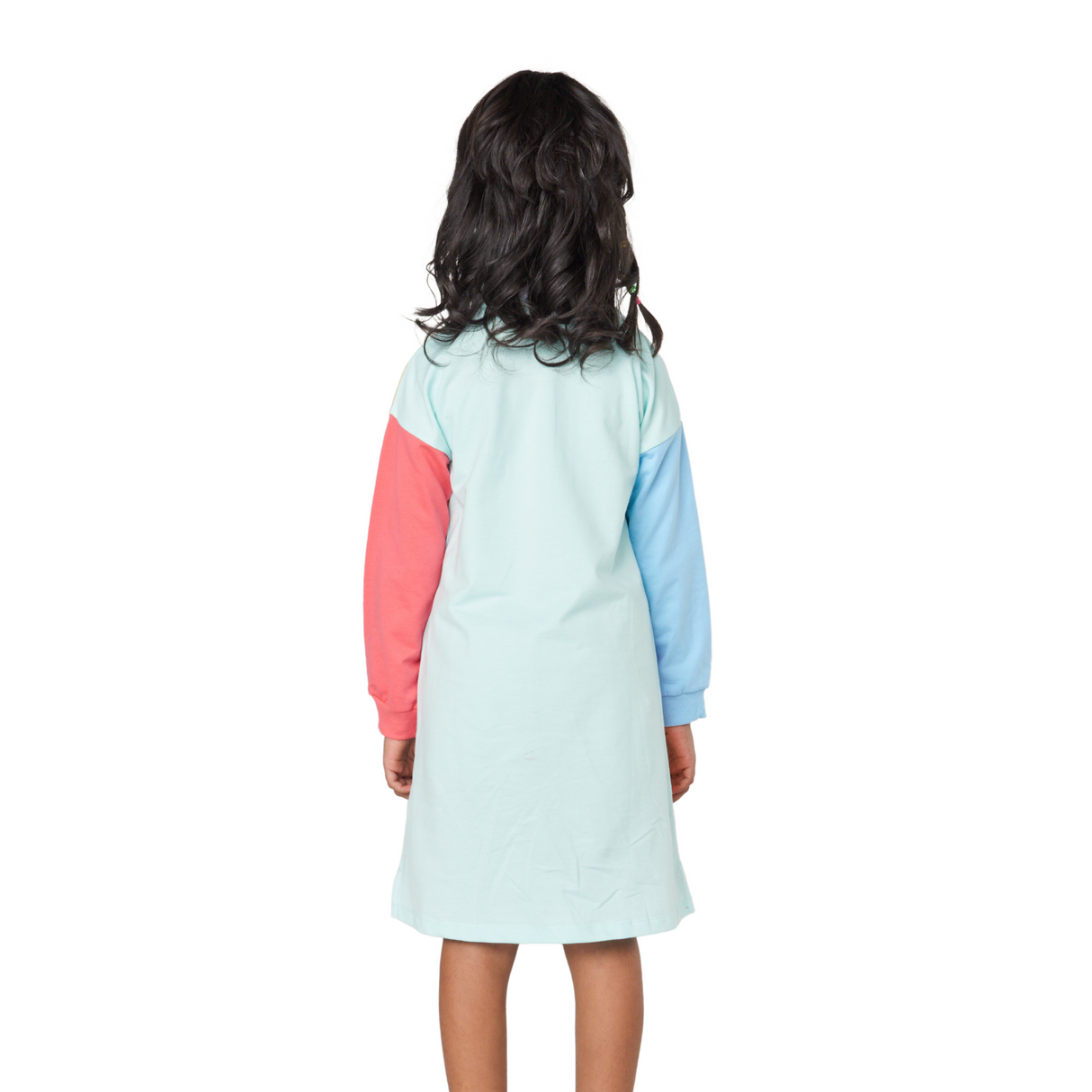 Color Blocked Cotton Dress