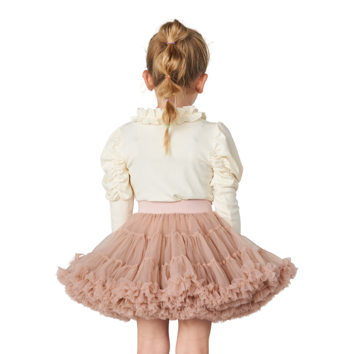 Beige Super Puffy Princess Skirt