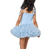 Sky Blue Super Puffy Princess Dress