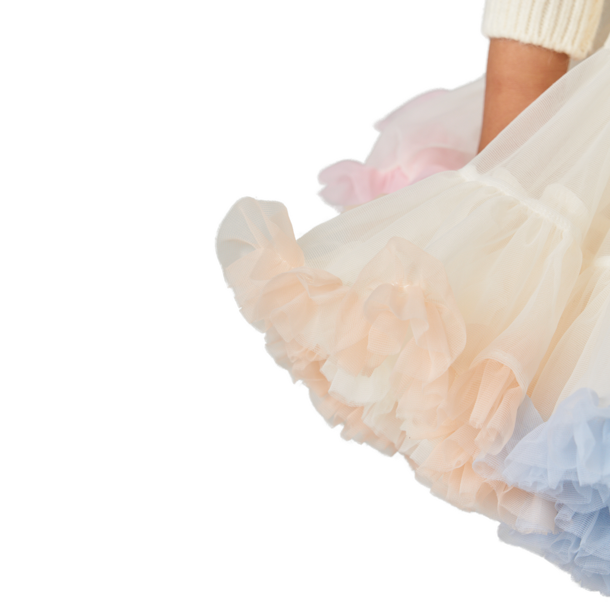 Dreamy Rainbow Super Puffy Princess Skirt