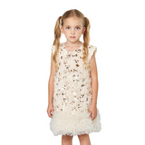 Sparkly Bow Long Sleeve Princess Dress