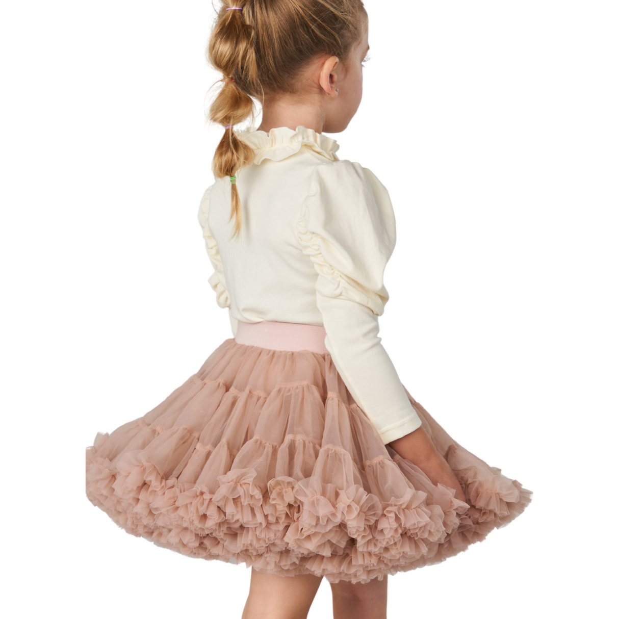 Beige Super Puffy Princess Skirt