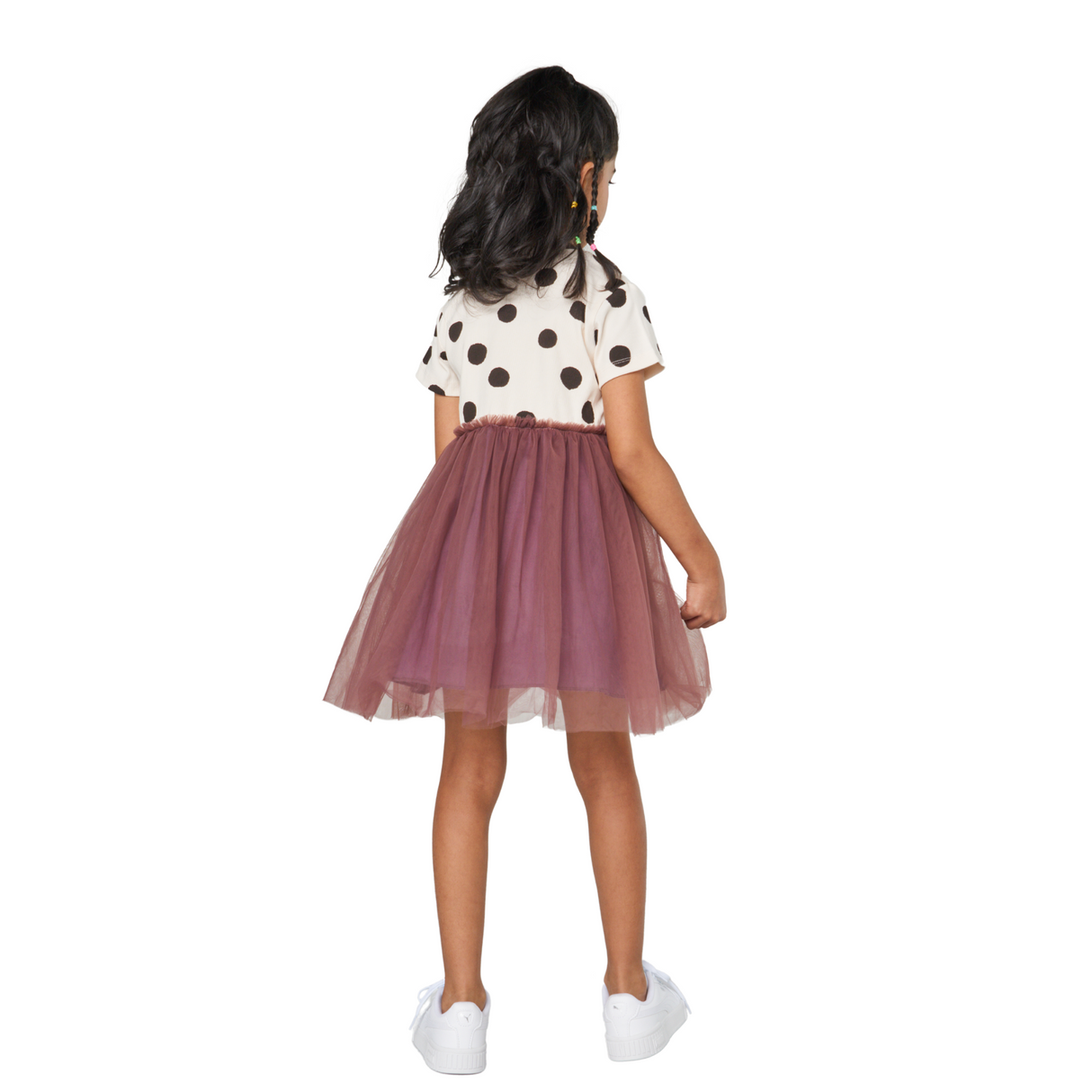 Polka Dot Tulle Skirt Dress