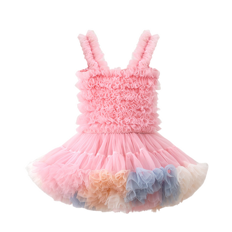 Pink Ice Cream Super Puffy Princess Dress